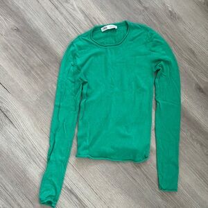 Green Lightweight Zara Sweater